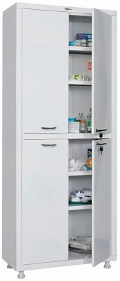 Шкаф медицинский металлический Hilfe МД 2 1670/SS