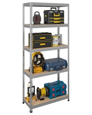 Стеллаж металлический Практик SBL 180KD/75x35/5 оцинкованный