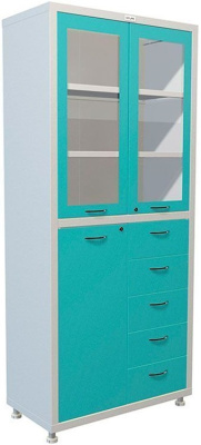 Шкаф медицинский металлический Hilfe МД 2 1780 R-5